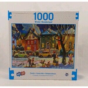 TCG Sure-Lox 1000 Piece Jigsaw Puzzle-"Winter Wonderland"-NEW/SEALED!